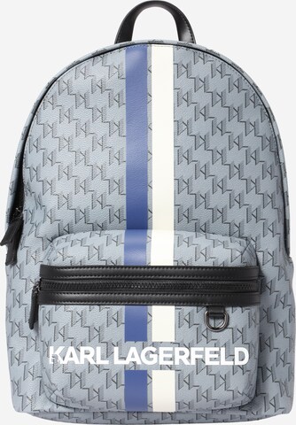 Karl Lagerfeld Backpack in Blue: front