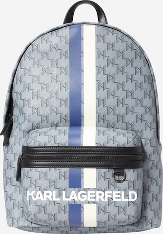 Karl Lagerfeld - Mochila em azul: frente