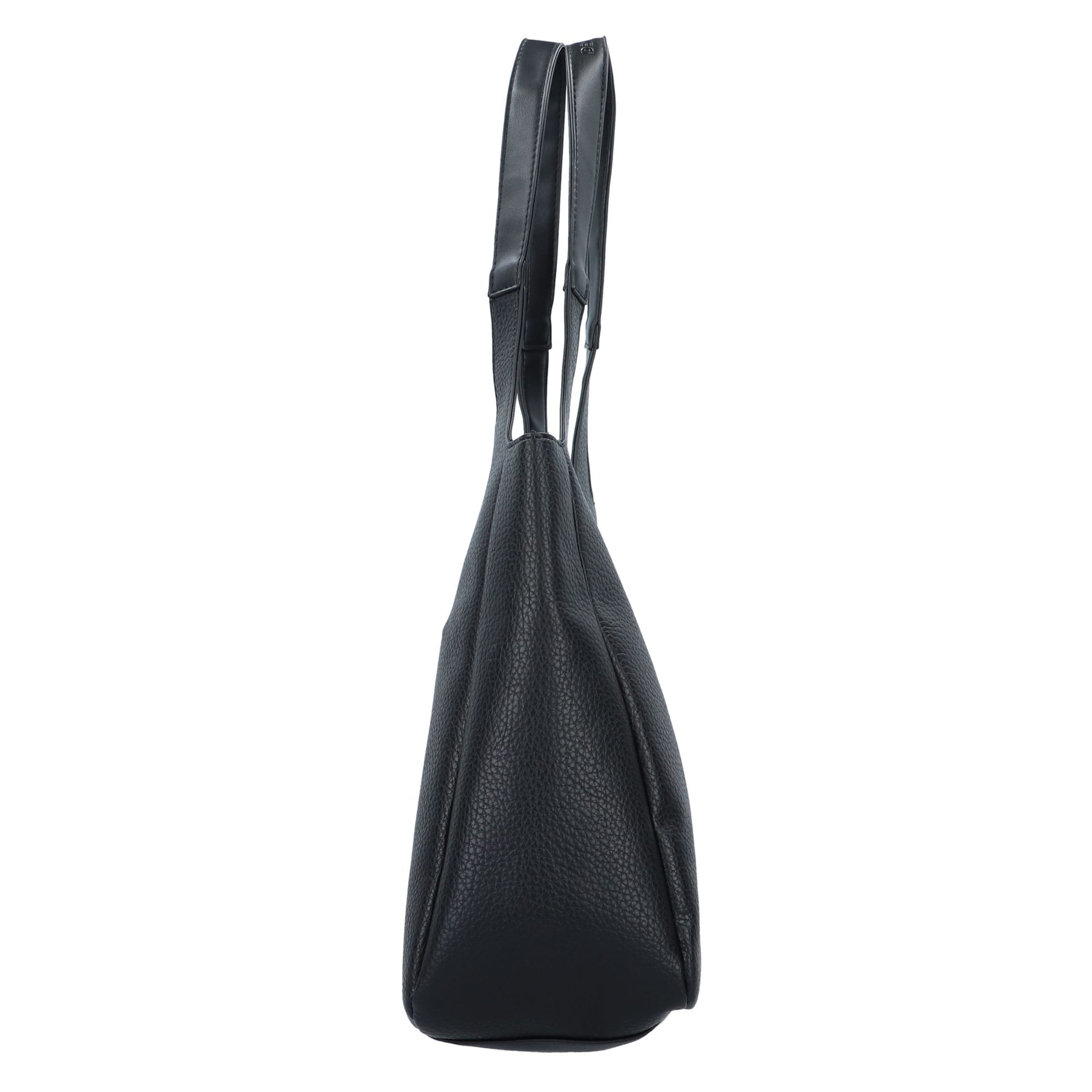 TOM TAILOR DENIM Schoudertas 'Leana' in Grijs