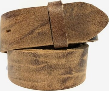 RETTUNGSRING by showroom 019° Belt 'Wasserbüffel' in Brown: front