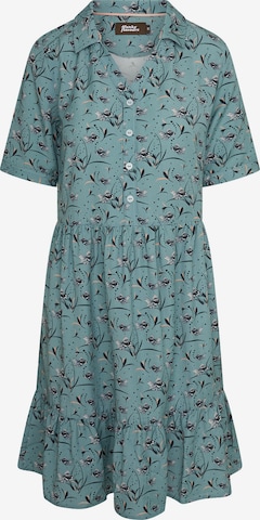 4funkyflavours Shirt Dress 'Wildfires' in Blue: front