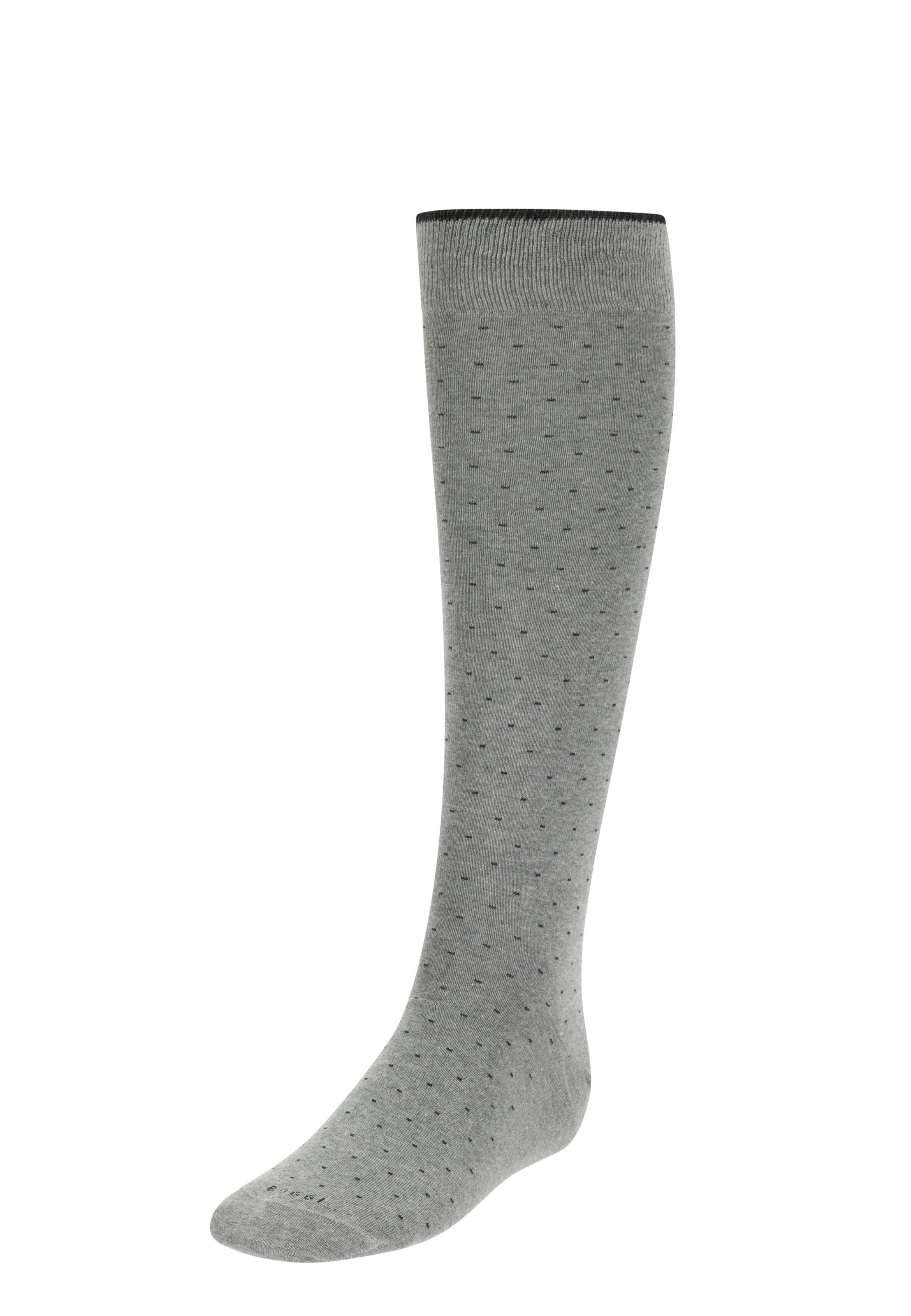Chaussettes Boggi Milano en gris : devant