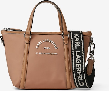 Karl Lagerfeld Дамска чанта в кафяво: отпред