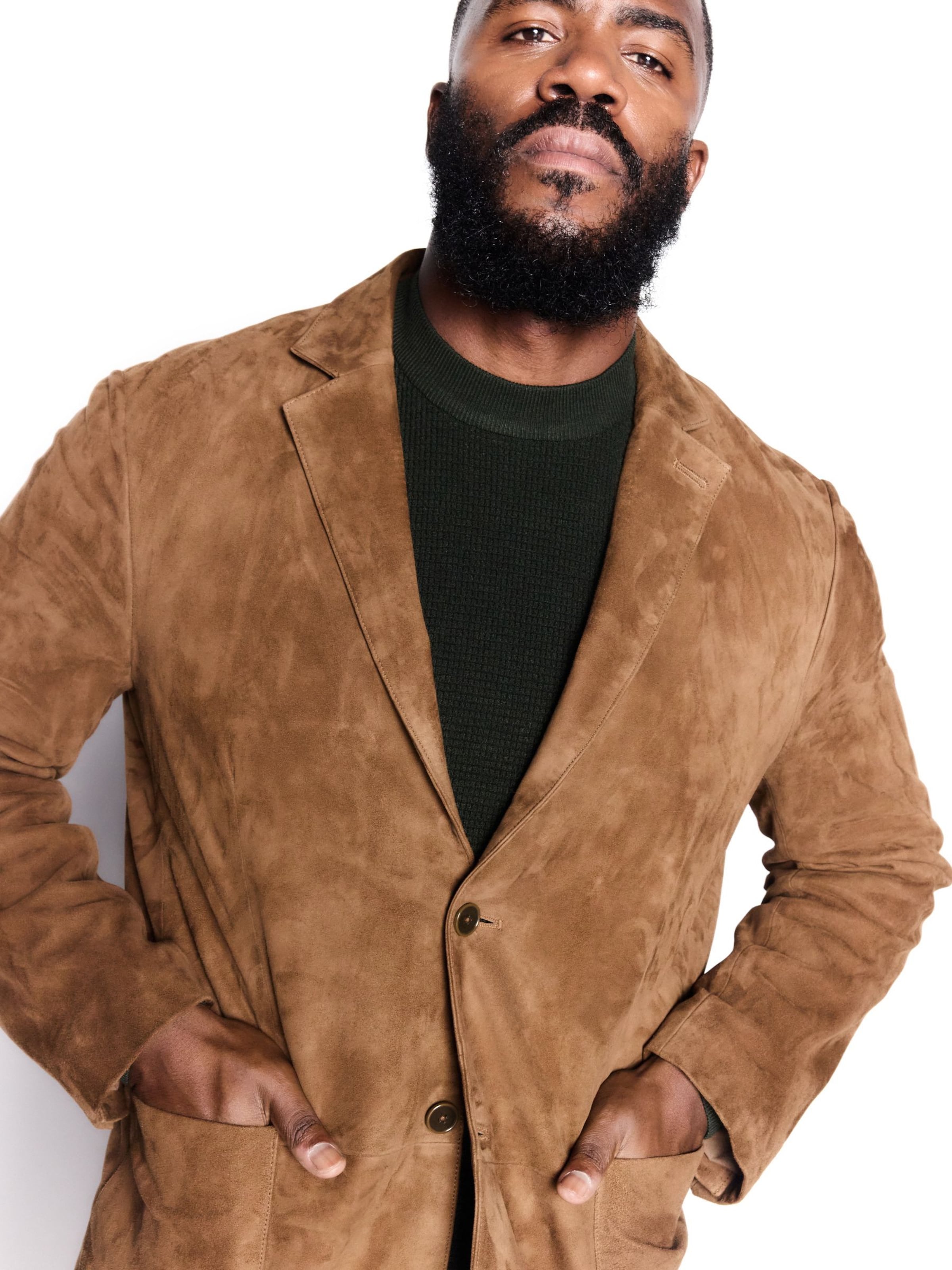 Next Klasický střih Sako – hnědá