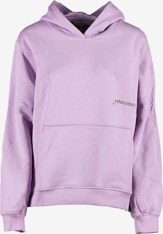 Sweat-shirt HINNOMINATE en violet : devant