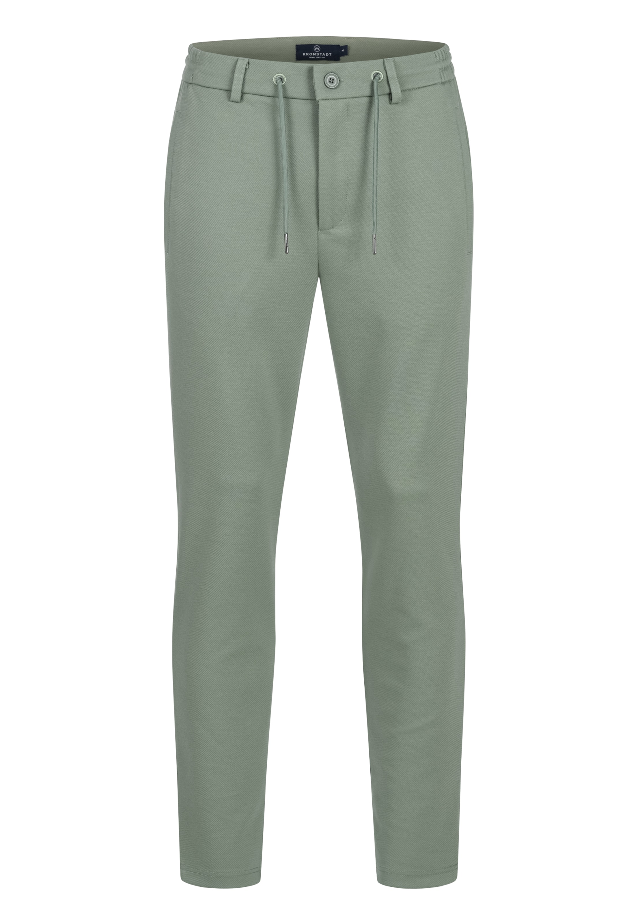 Kronstadt Chino 'Harngate' in 31-32/Regular in de kleur Groen, Productweergave