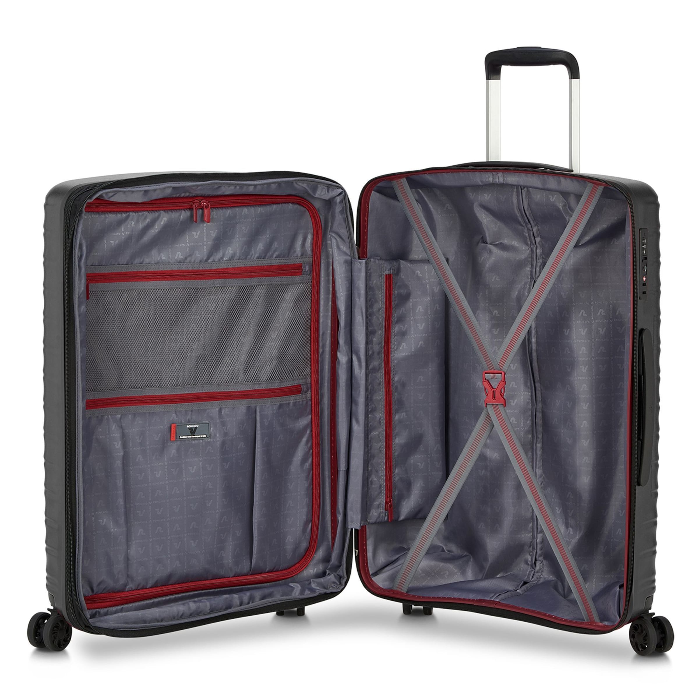 Roncato Trolley 'Wave 4' in Schwarz