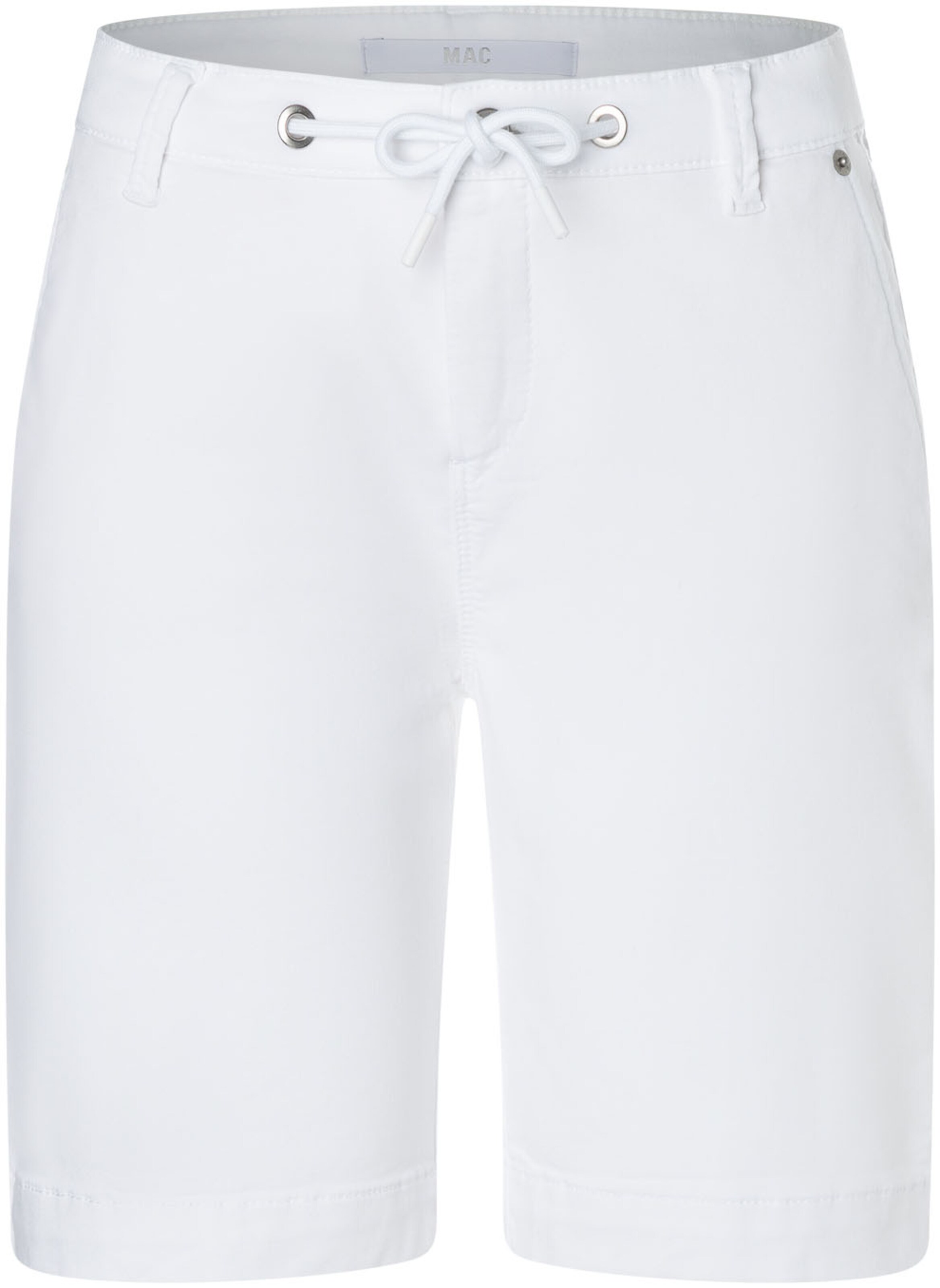 MAC Regular Shorts in Weiß: Vorderseite
