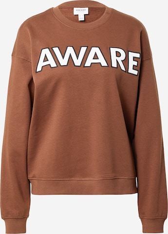 VERO MODA Sweatshirt in Brown: front