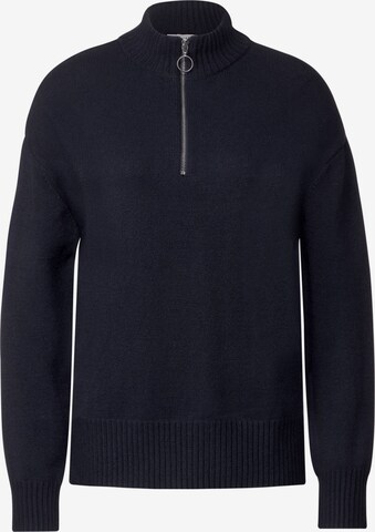 STREET ONE Sweater in Blue: front