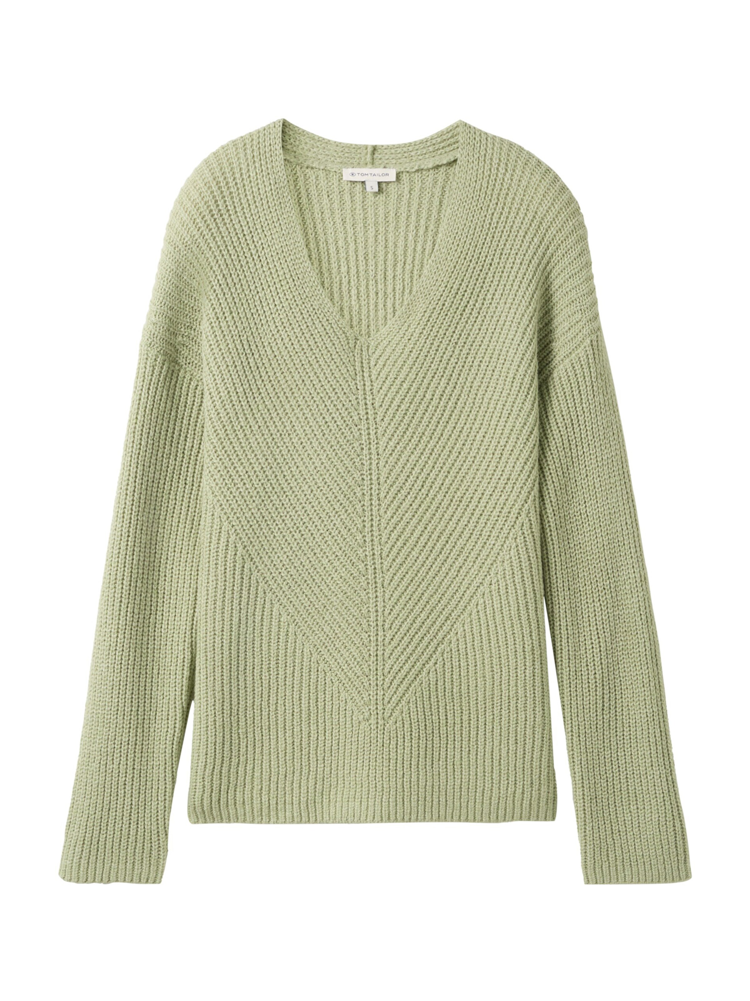 TOM TAILOR Pullover in Grün: Vorderseite
