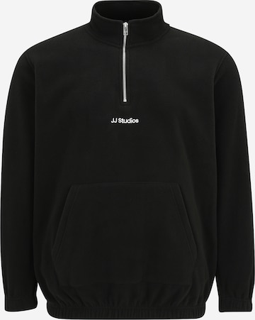 Pull-over 'JJSOho' Jack & Jones Plus en noir : devant