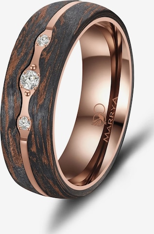 Anello 'MARRYA CB-02 Carbon-Bronze' di MARRYA in marrone: frontale