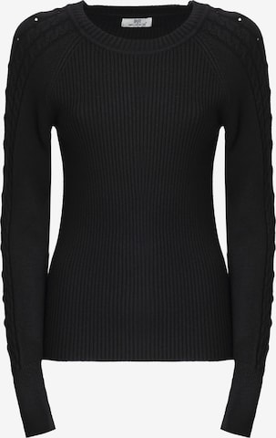 melns Influencer Džemperis: no priekšpuses