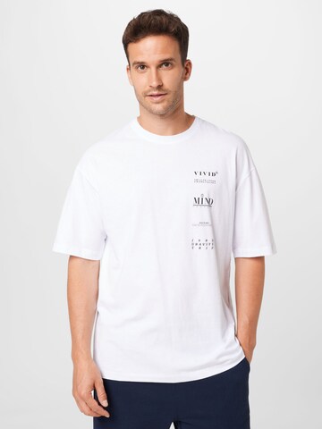 JACK & JONES T-Shirt 'MIND' in Weiß: predná strana