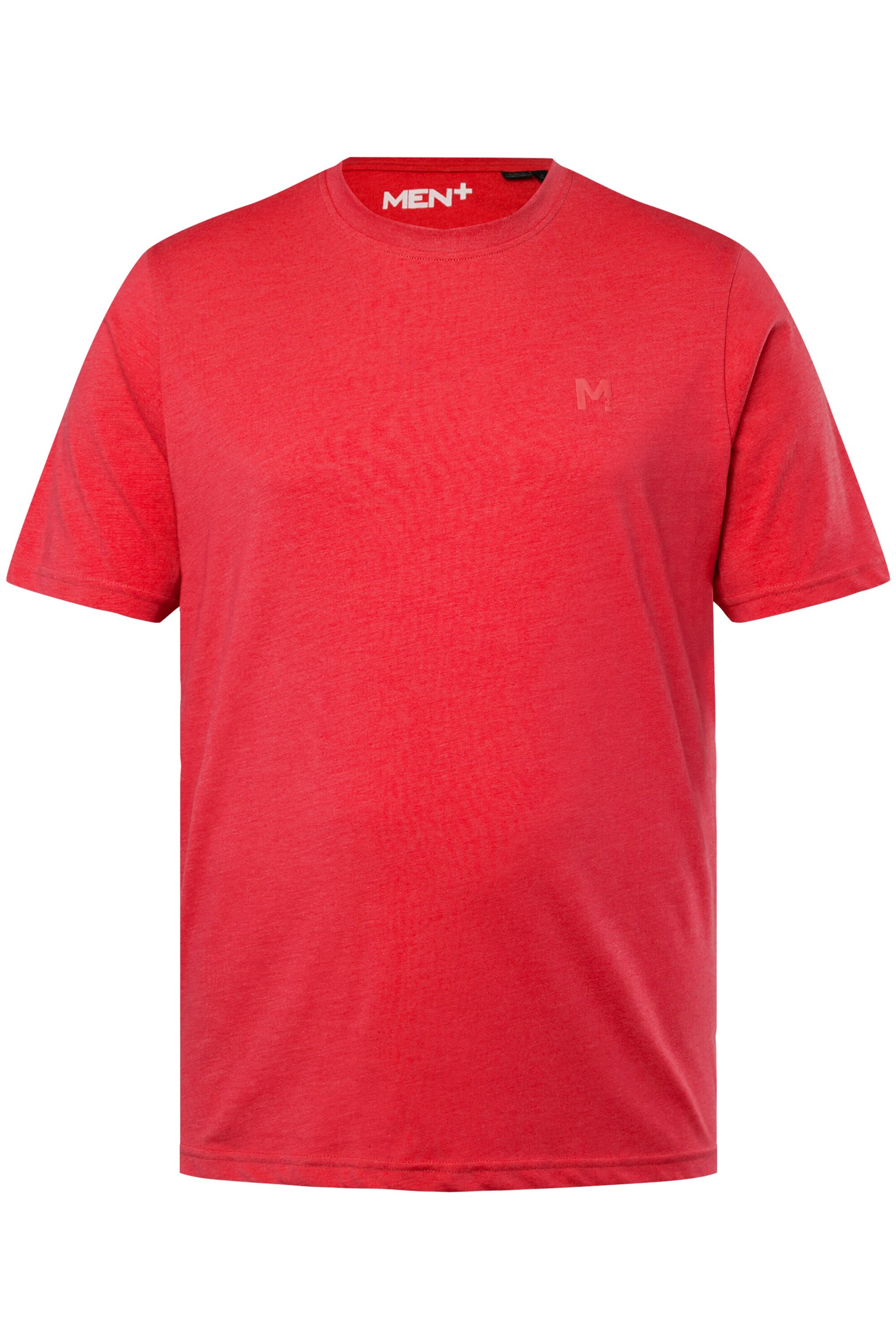 Men Plus T-Shirt in Rot: Vorderseite