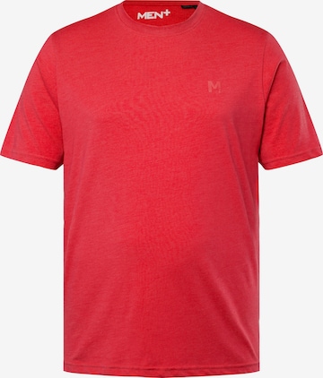 Men Plus T-Shirt in Rot: Vorderseite
