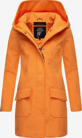MARIKOO Raincoat 'Mayleen' in Orange: front
