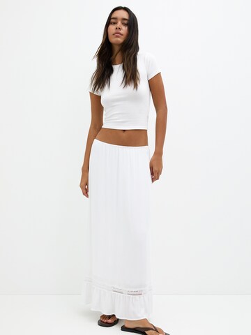 Gonna di Pull&Bear in bianco