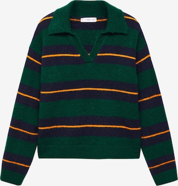 MANGO Sweater in Green: front