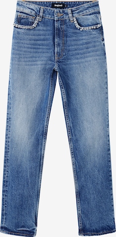 Desigual Regular Jeans in Blauw: voorkant