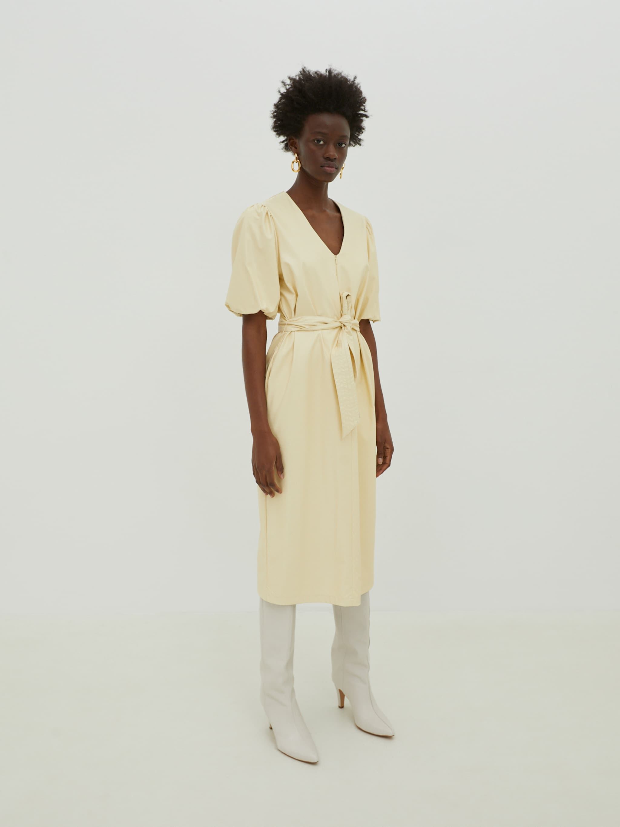 EDITED Producten Jurk 'Faith' Beige