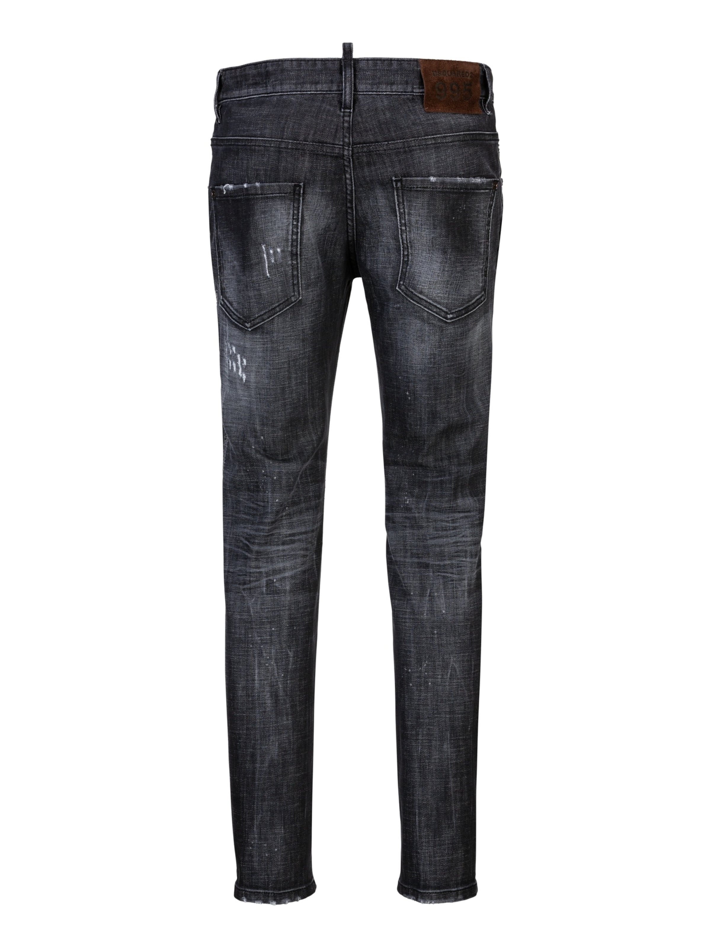 DSQUARED2 Slimfit Jeans 'Skater' in Zwart