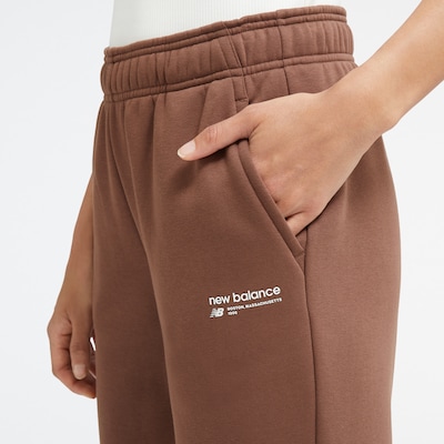 new balance Pantalon de sport en marron, Vue avec produit