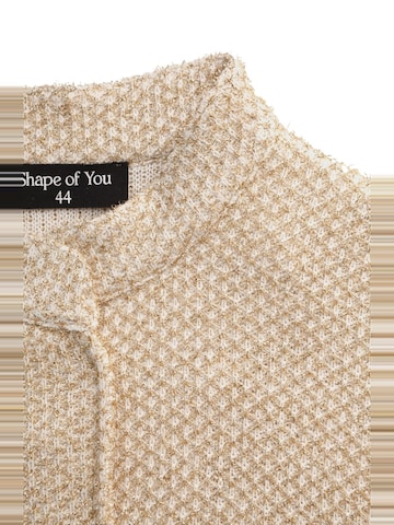 Shape Of You Between-season jacket in Gold