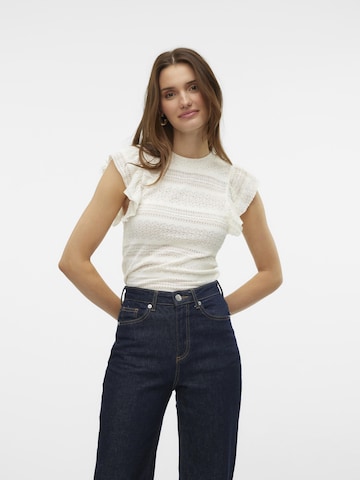 VERO MODA Blouse 'SULE' in Wit: voorkant