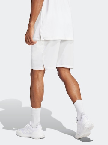 ADIDAS PERFORMANCE Loose fit Sports trousers 'Club' in White