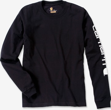 Carhartt WIP Shirt 'Bekleidung Long Sleeve in black' in Schwarz: Vorderseite