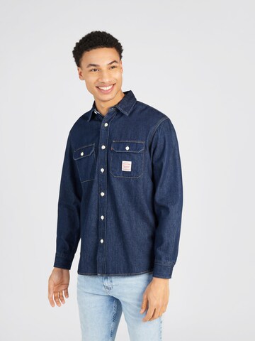 LEVI'S ® Regular fit Button Up Shirt 'CLASSIC' in Blue: front