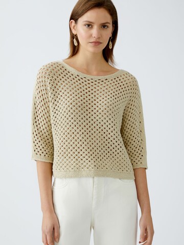 OUI Pullover in Beige: Vorderseite