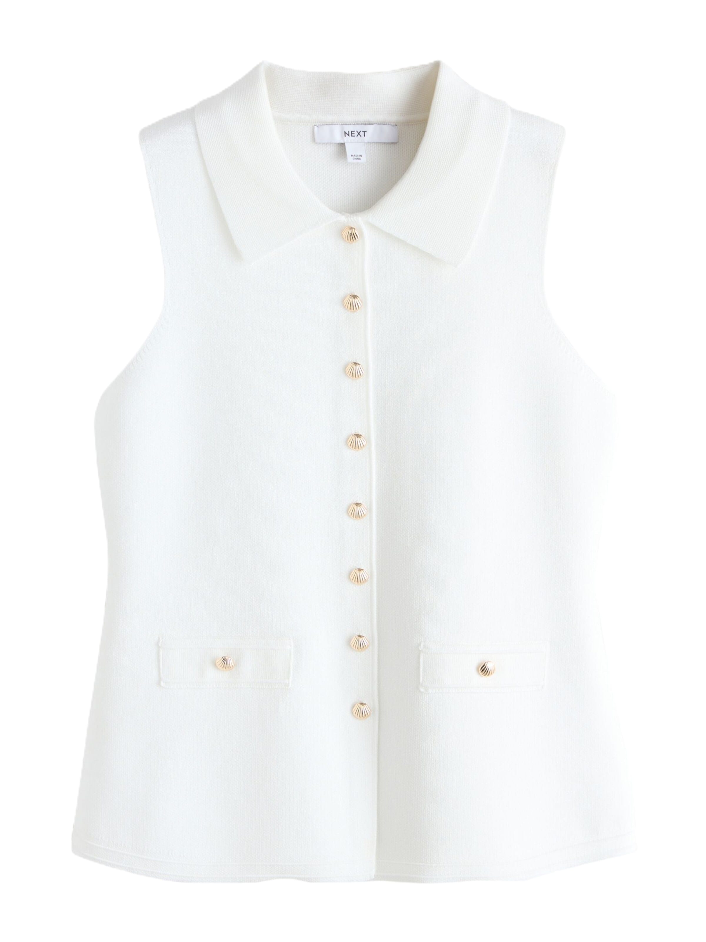 Cardigan Next en blanc : devant