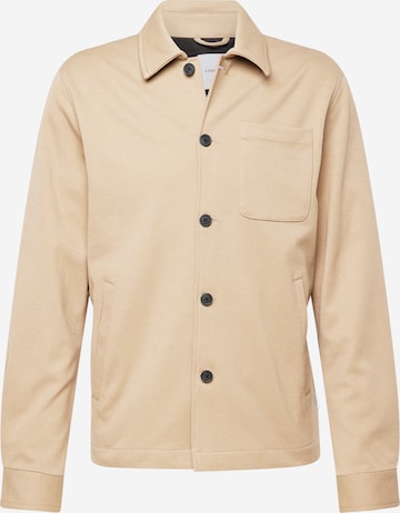 Fit confort Veste mi-saison Lindbergh en beige : devant