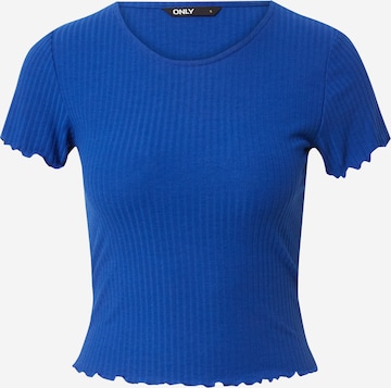 ONLY Tričko 'Emma' – modrá: přední strana