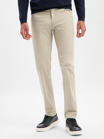 BRAX Regular Pants 'Cadiz' in Beige: front