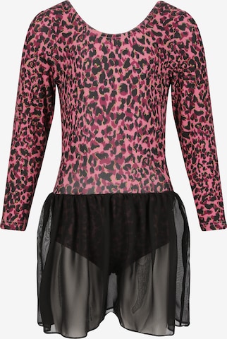 ZigZag Gymnastikanzug 'Ditte' in Pink: Vorderseite