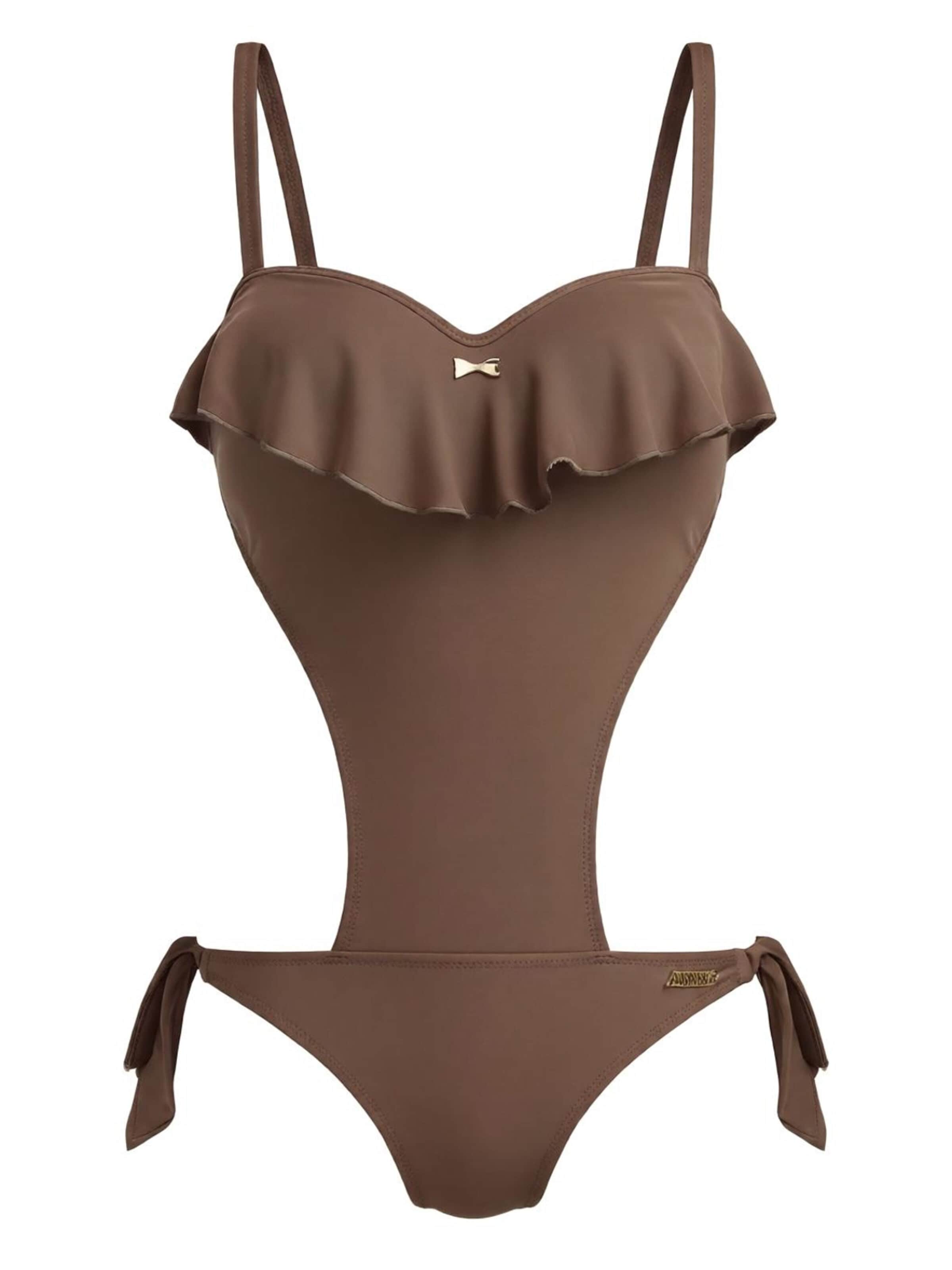 Marko Push-up Strój kąpielowy 'Carmen M-468 (9)' w kolorze brązowy: przód