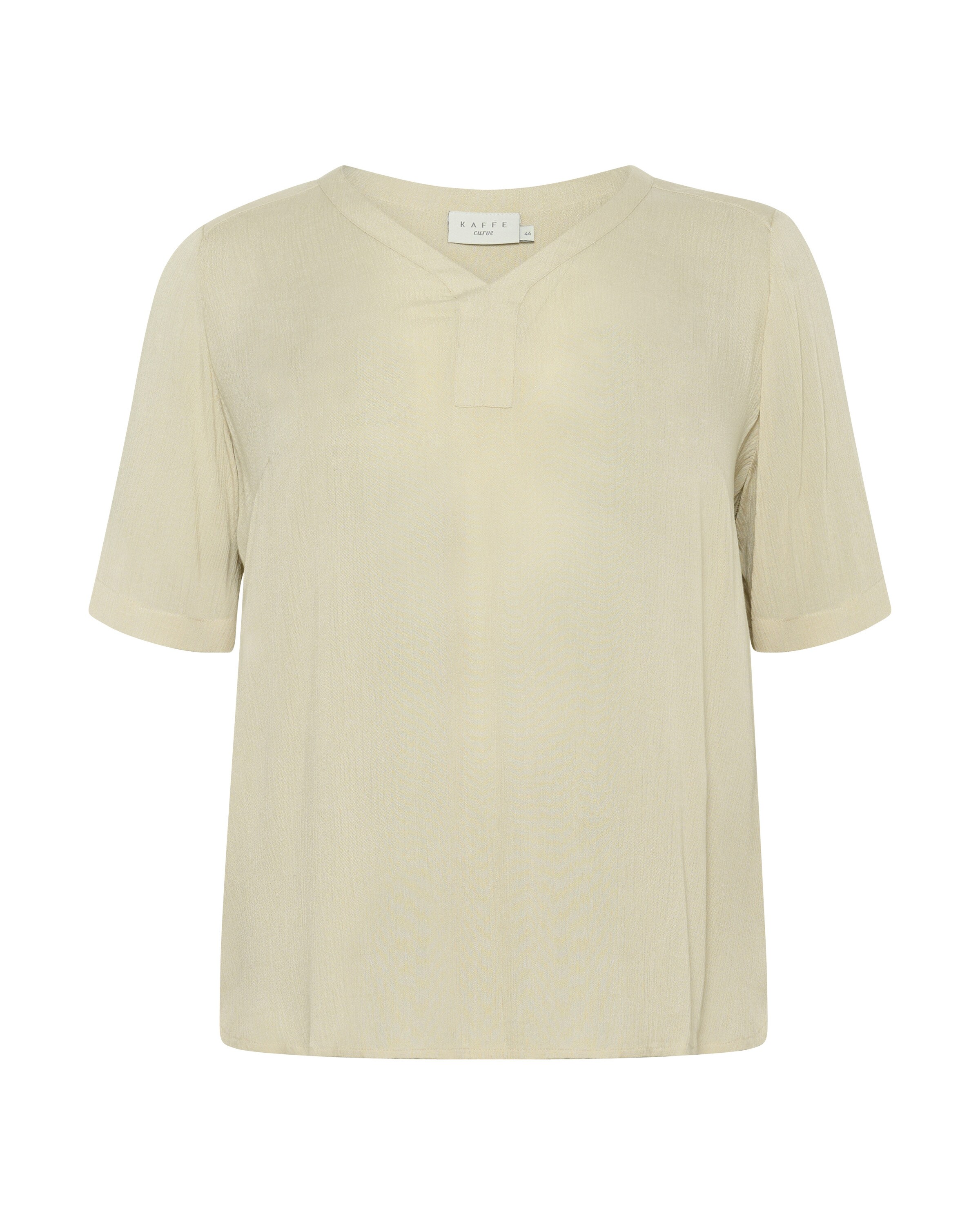 KAFFE CURVE Bluse 'KCAmi' in Grau: Vorderseite