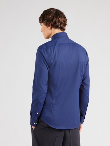 Slim fit Camicia di Calvin Klein in blu: dietro