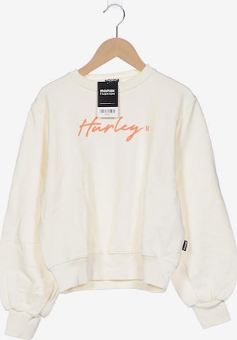 Hurley Sweatshirt & Zip-Up Hoodie in XS in White: front