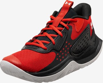 UNDER ARMOUR Athletic Shoes 'Jet 23' in Red: front