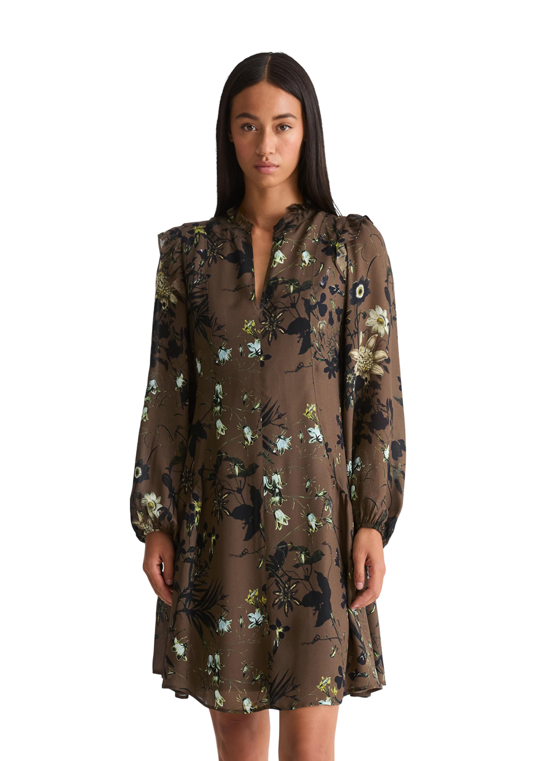 Robe Marc O'Polo en marron : devant