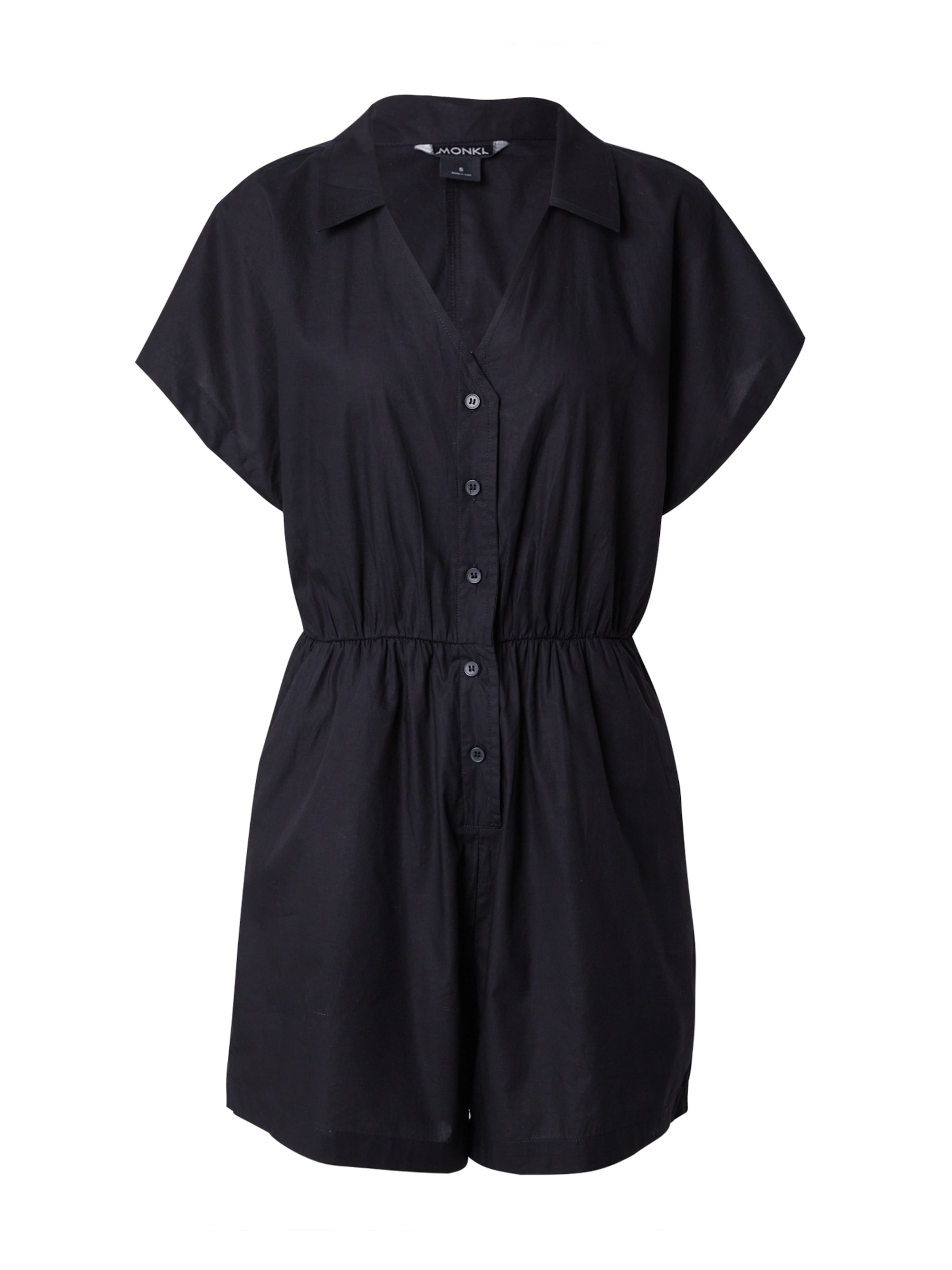 Monki Jumpsuit in Black: front