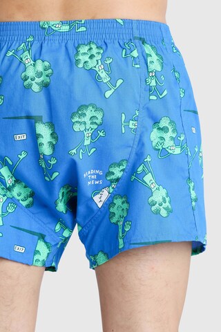 Lousy Livin Boxershorts 'Weedy & Broccoli' in Blau