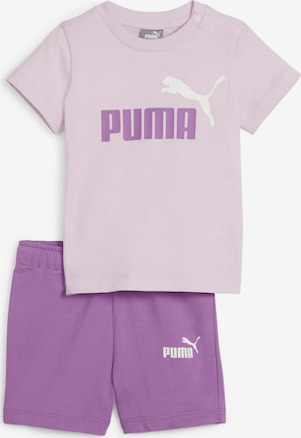 PUMA Облекло за бягане в лилав: отпред