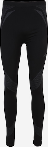 Rukka Skinny Workout Pants in Black: front