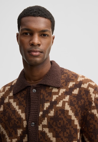 STRELLSON Gebreid vest in Bruin